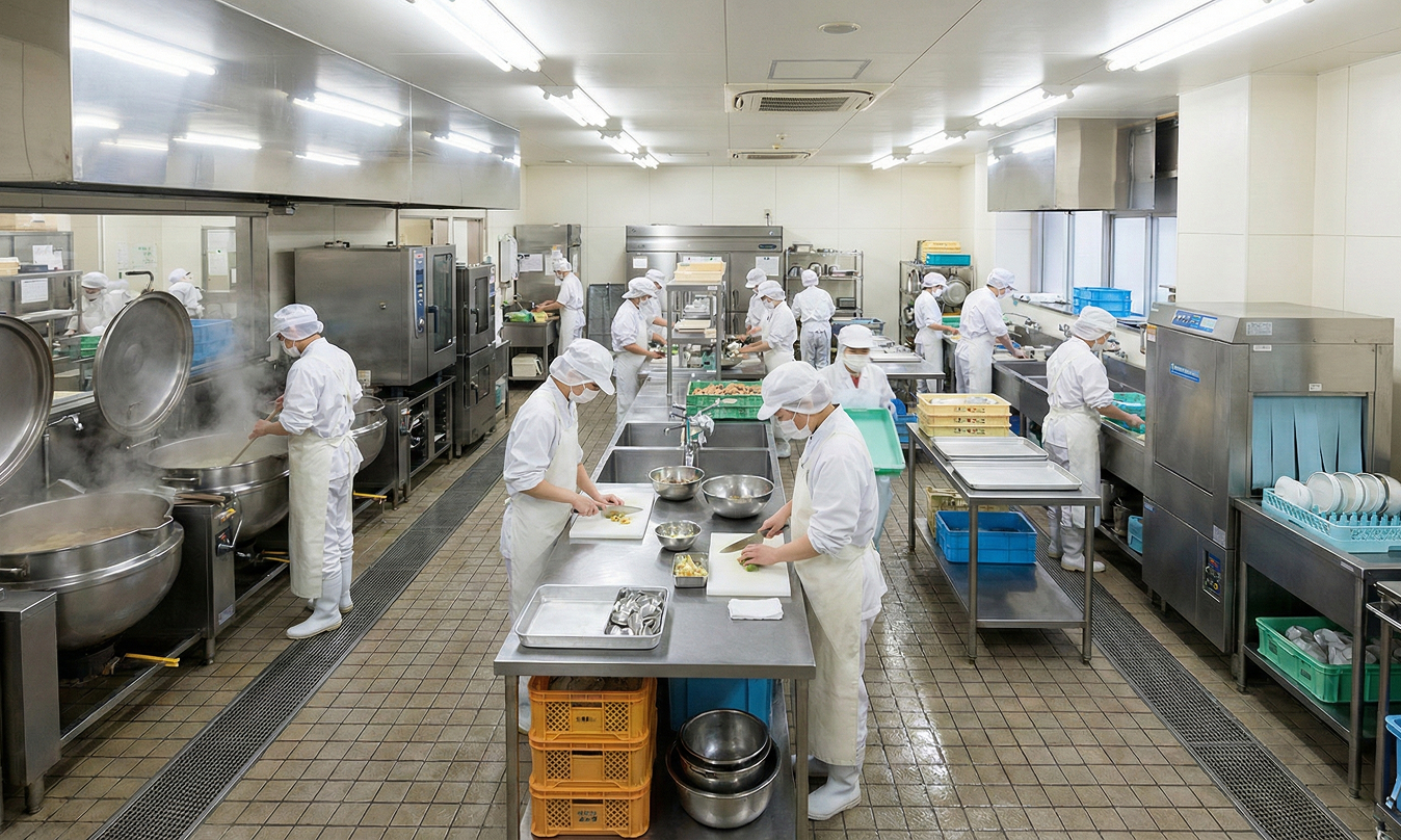 中学校・厨房