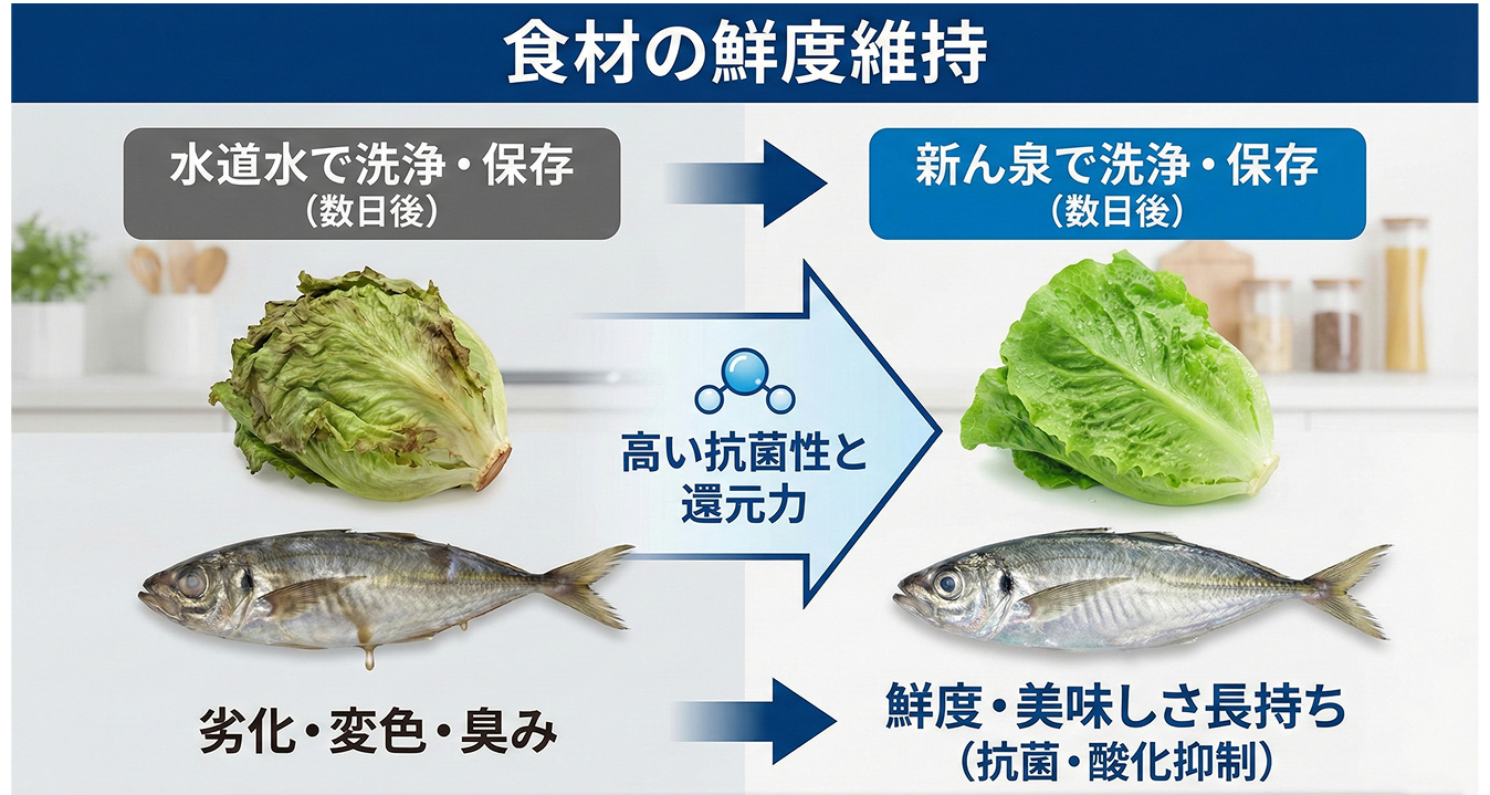 食材の鮮度維持